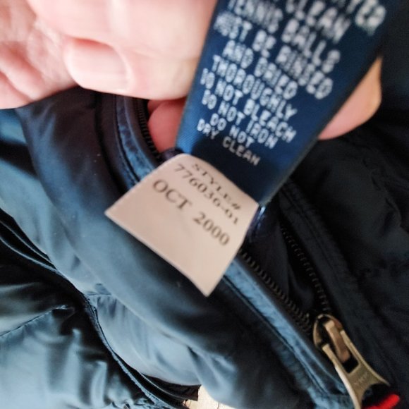 Gap Men's Blue Red Reversible Sleeveless Puffer Vest Full Zip Size M Y2K VTG! - Picture 6 of 11